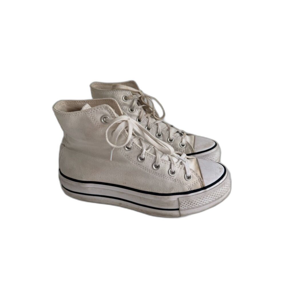 Converse Chuck Taylor All Star Lift Platform High Top White Womens 8 560846F